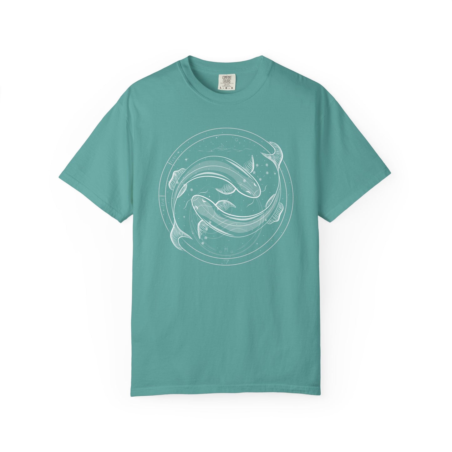 Pisces Symbol Unisex Astrology T-Shirt