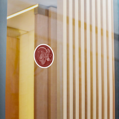 Aries Ram Emblem Vinyl Sticker — Fire Sign Zodiac Kiss-Cut Decal