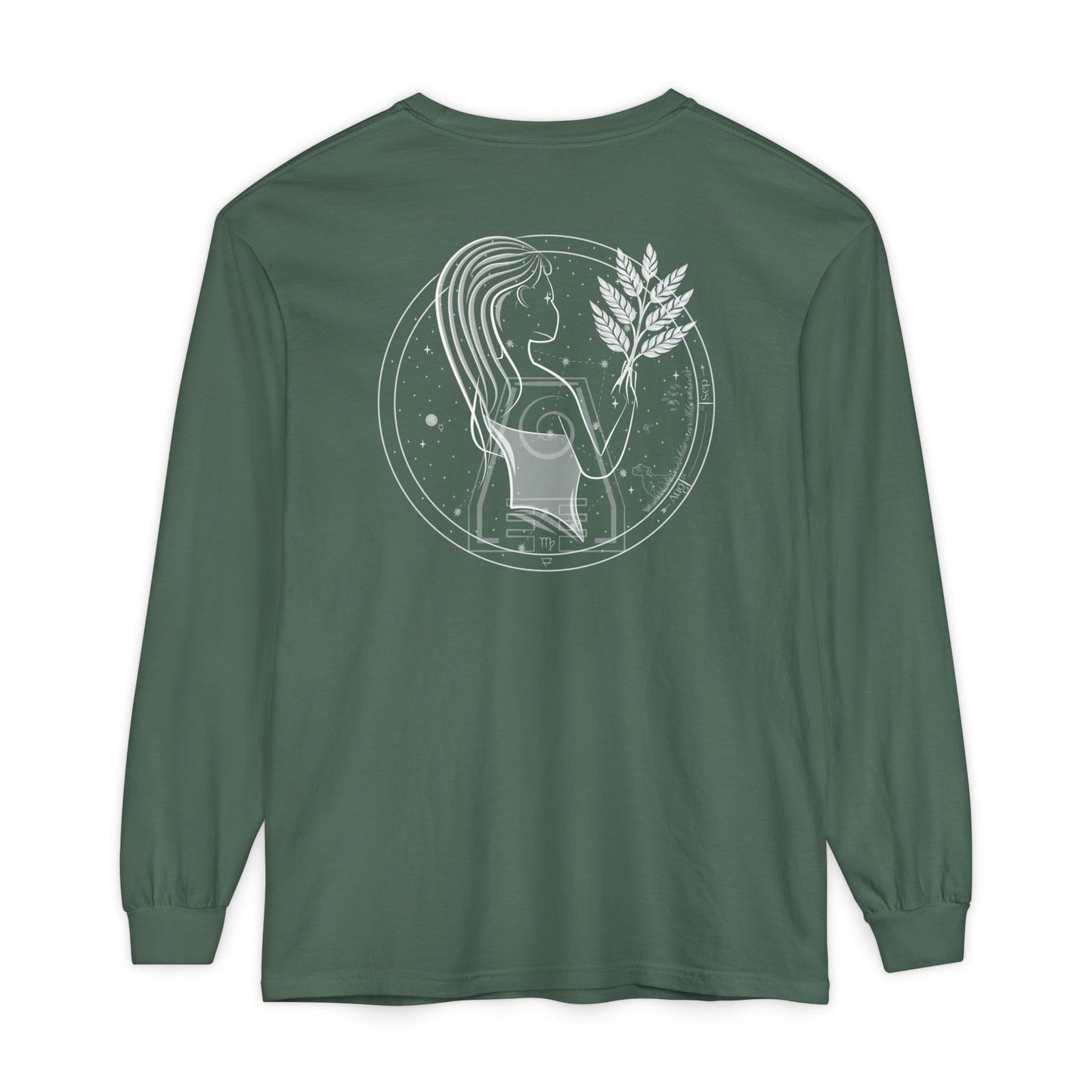 Virgo Emblem Mystic Maiden Unisex Long Sleeve Tee