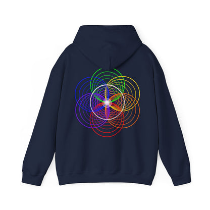Psychedelic Seed of Life Unisex Heavy Blend Hooded Sweatshirt