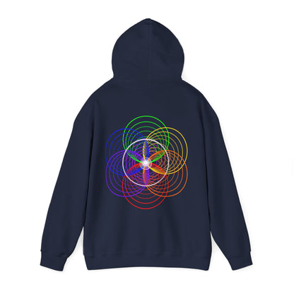 Psychedelic Seed of Life Unisex Heavy Blend Hooded Sweatshirt