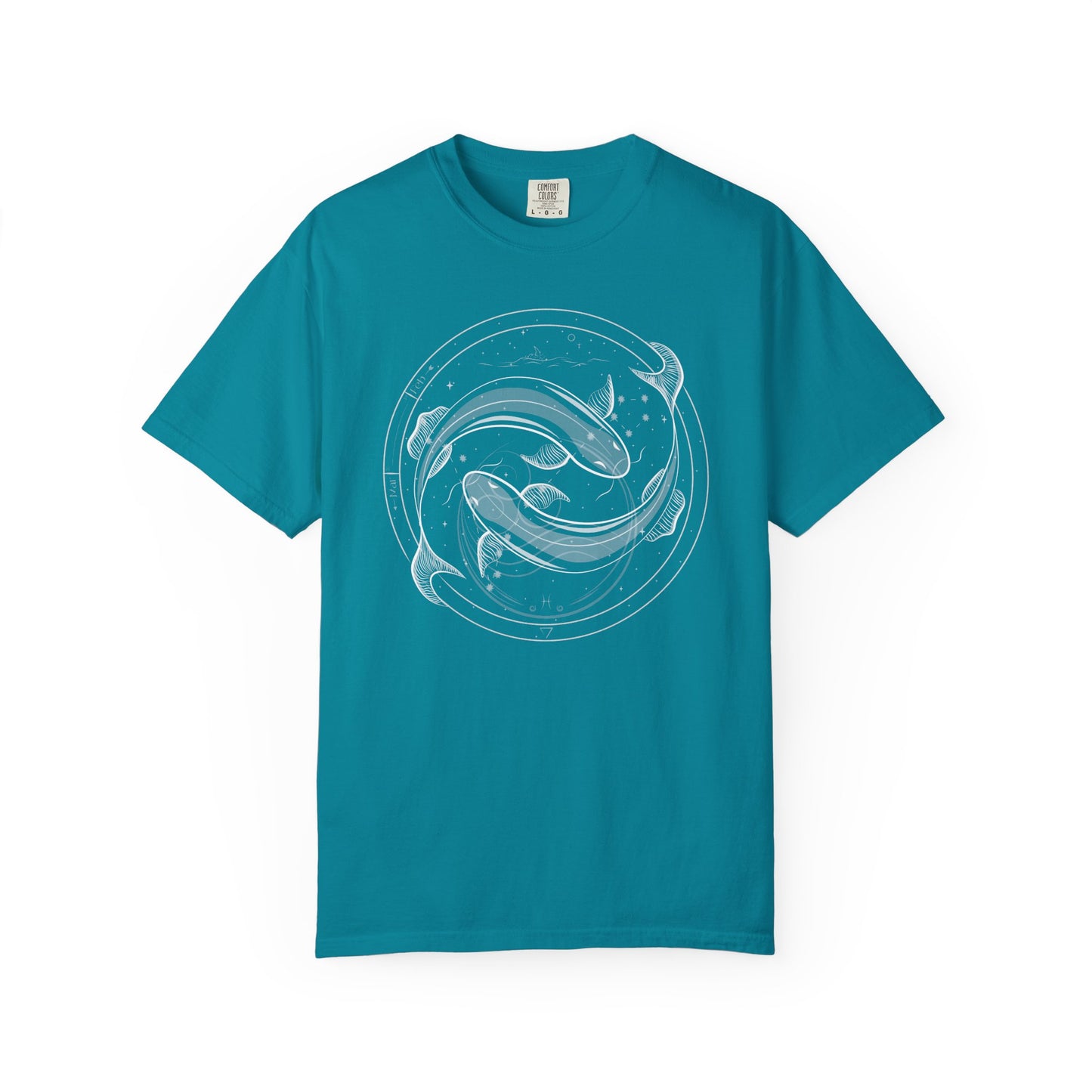 Pisces Symbol Unisex Astrology T-Shirt