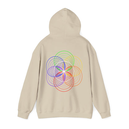 Psychedelic Seed of Life Unisex Heavy Blend Hooded Sweatshirt