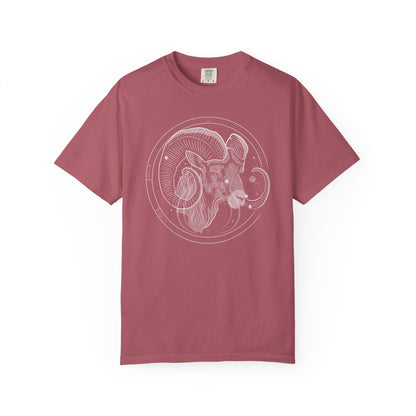 Aries Ram Emblem, Fire Sign Astrology Tee