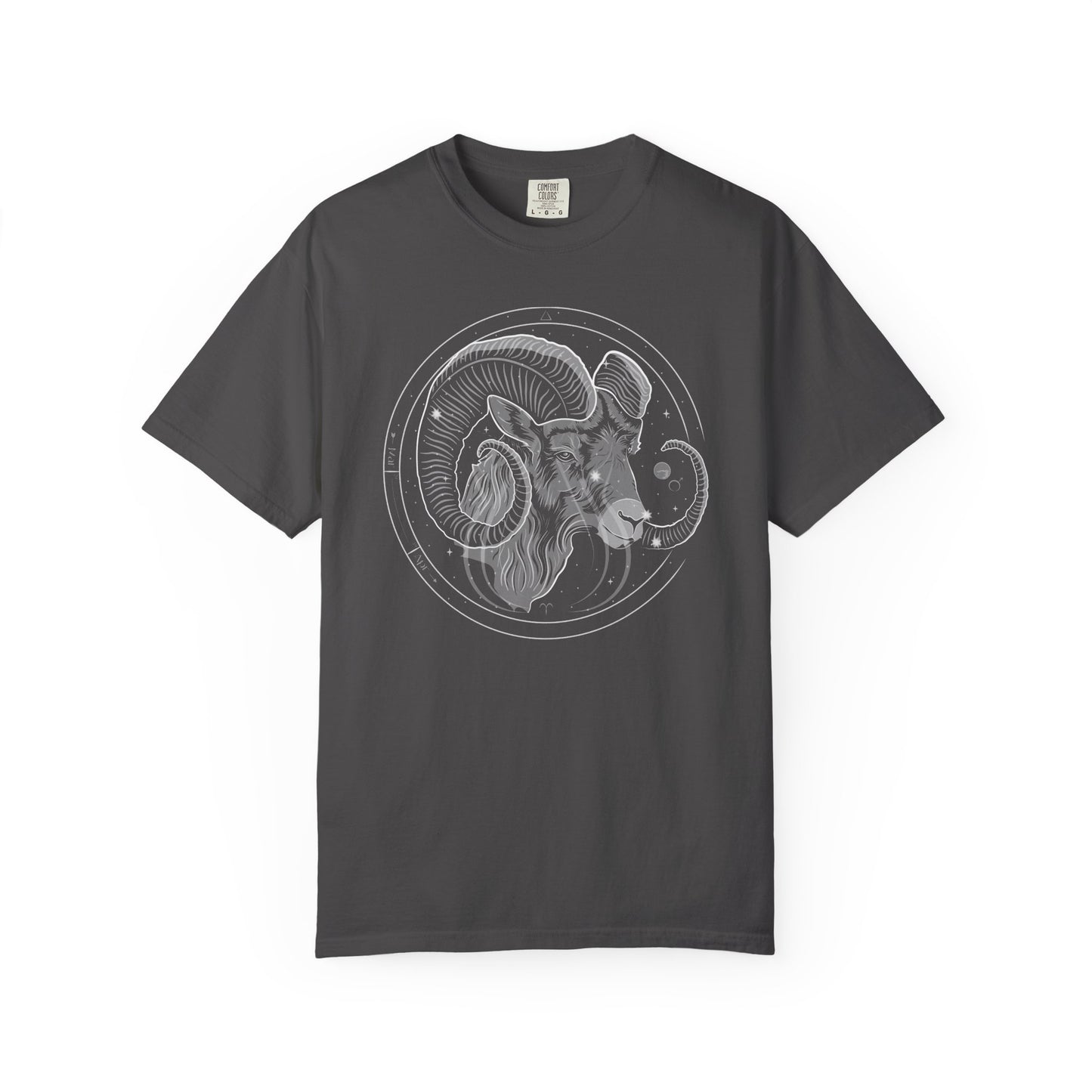 Aries Ram Emblem, Fire Sign Astrology Tee