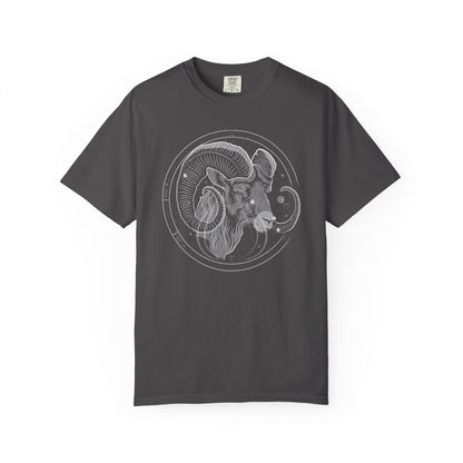 Aries Ram Emblem, Fire Sign Astrology Tee