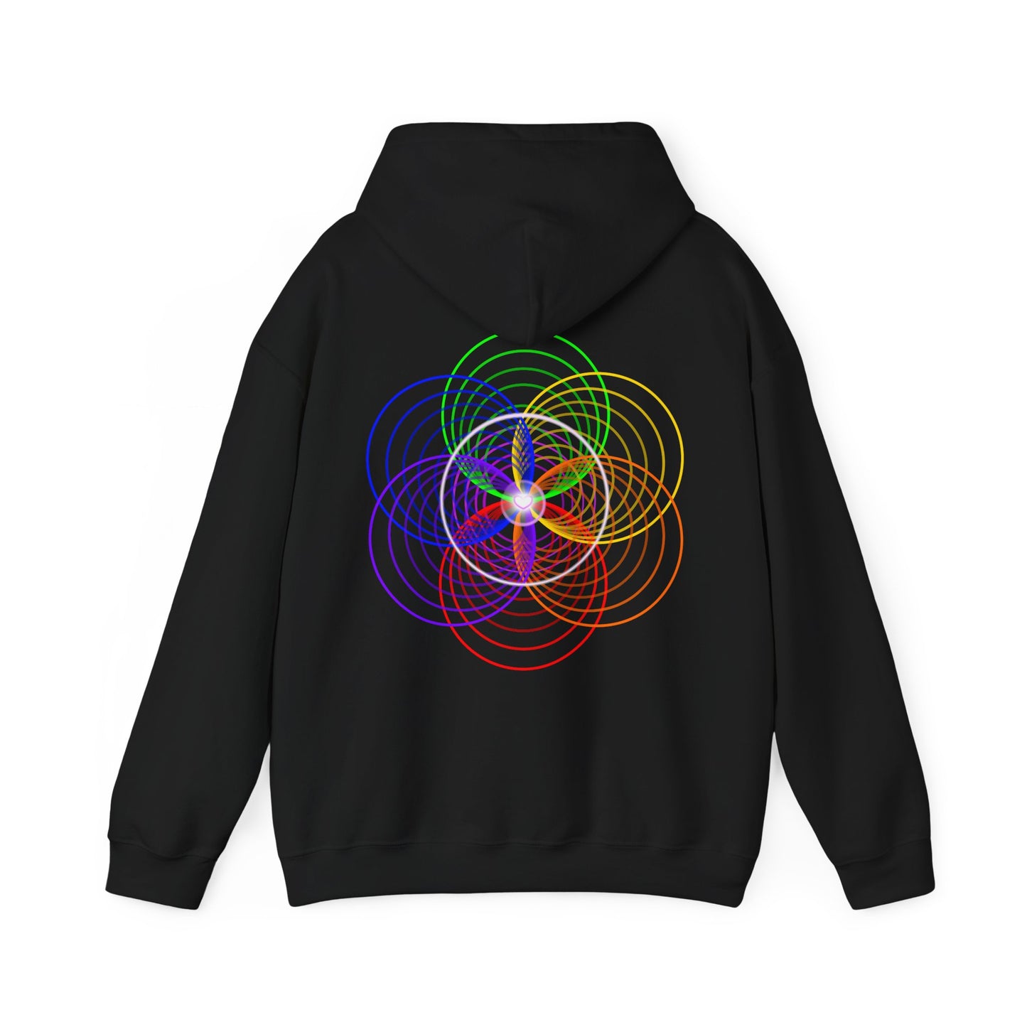 Psychedelic Seed of Life Unisex Heavy Blend Hooded Sweatshirt