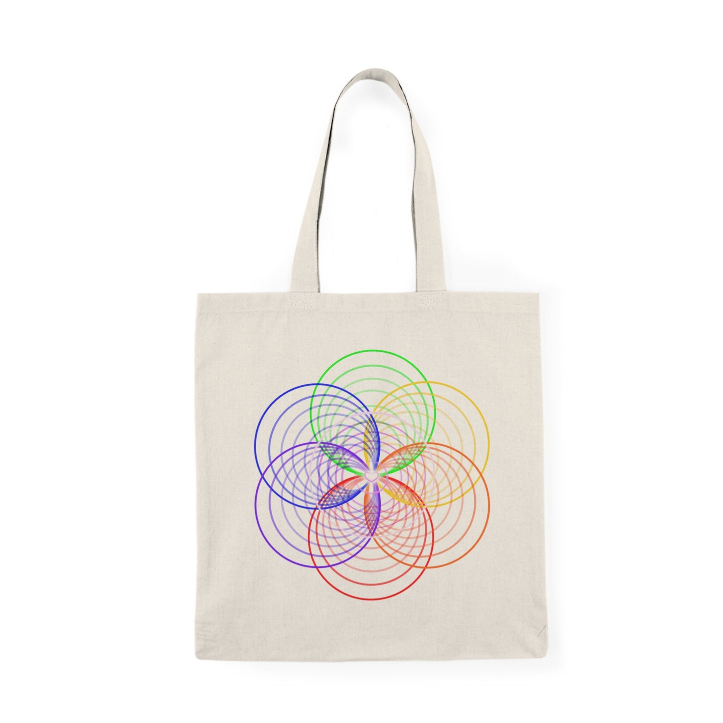Psychedelic Seed of Life Tote Bag