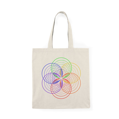 Psychedelic Seed of Life Tote Bag