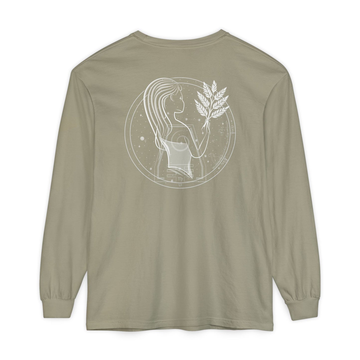 Virgo Emblem Mystic Maiden Unisex Long Sleeve Tee