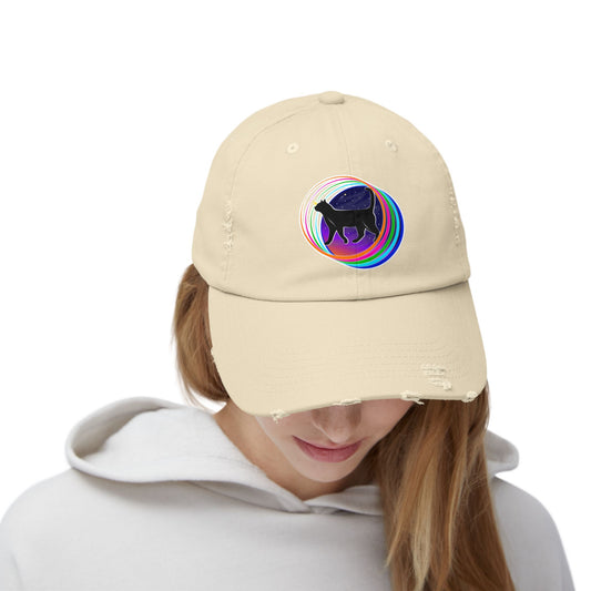Aether Cat Distressed Cosmic Cap