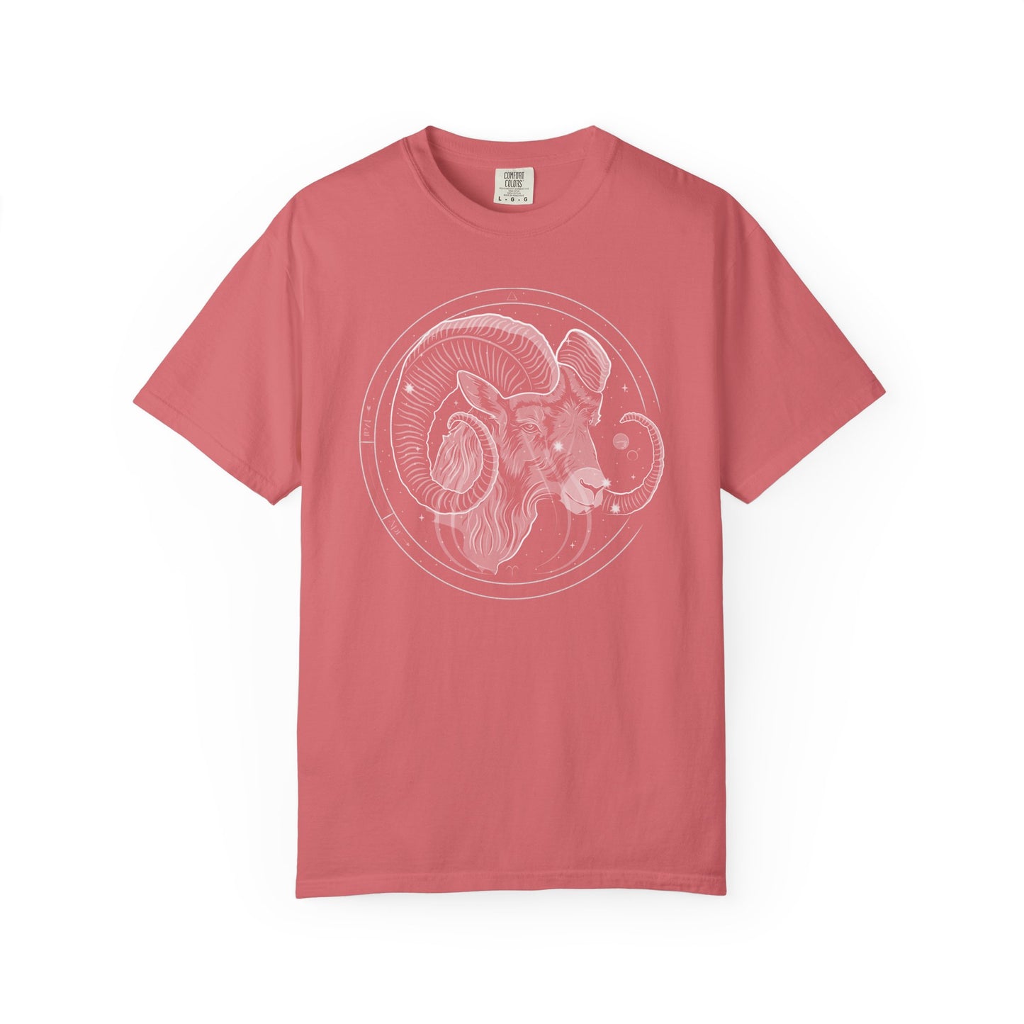 Aries Ram Emblem, Fire Sign Astrology Tee