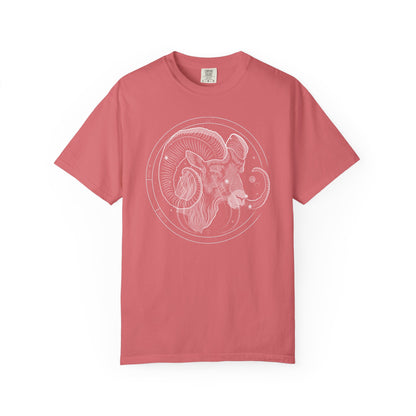 Aries Ram Emblem, Fire Sign Astrology Tee