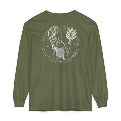 Virgo Emblem Mystic Maiden Unisex Long Sleeve Tee