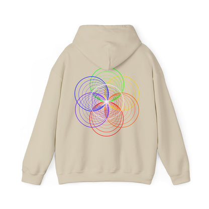 Psychedelic Seed of Life Unisex Heavy Blend Hooded Sweatshirt