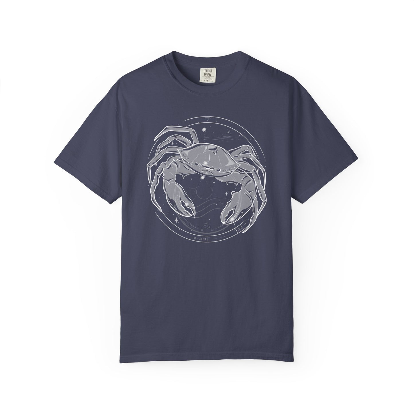 Cancer Crab Emblem Zodiac T-Shirt — Water Sign Astrology Tee