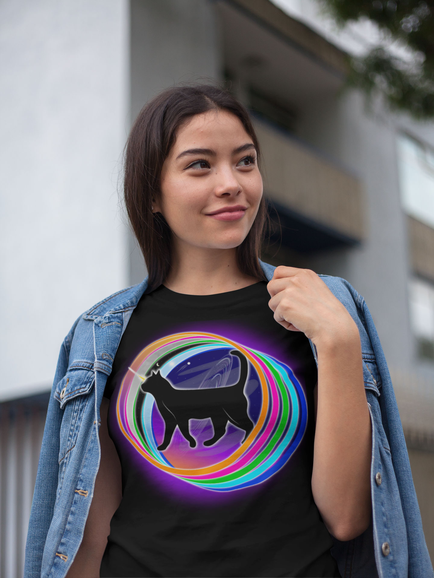 Aether Cat - Unisex Graphic T-Shirt