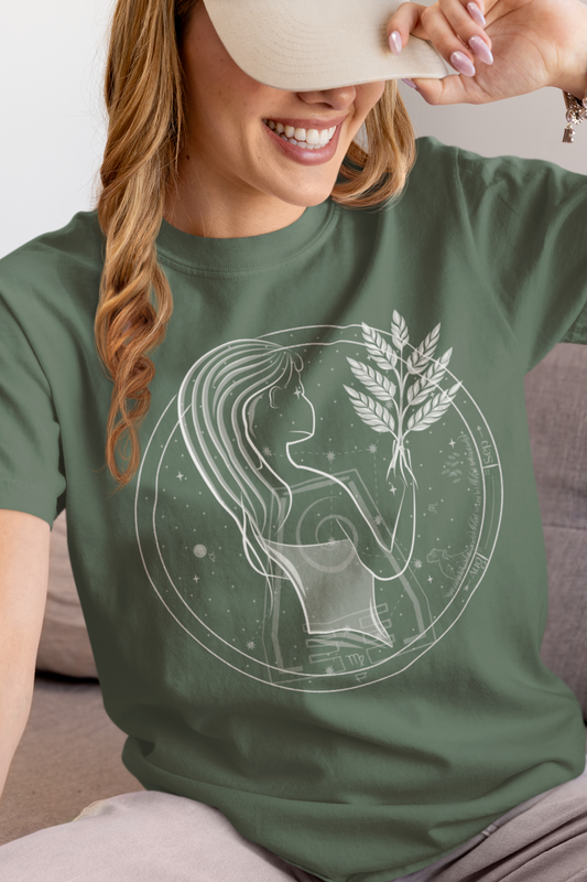 Virgo Symbol Unisex Astrology T-Shirt
