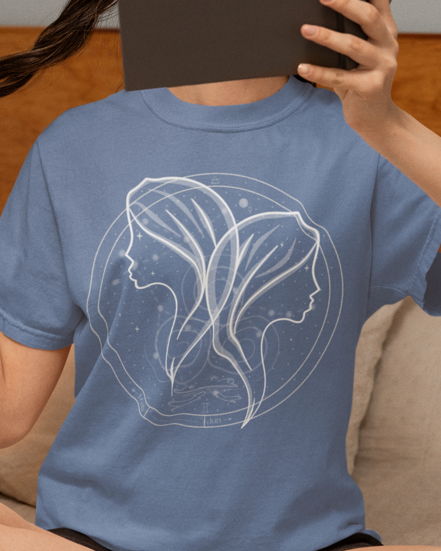 Gemini Symbol Unisex Astrology T-Shirt