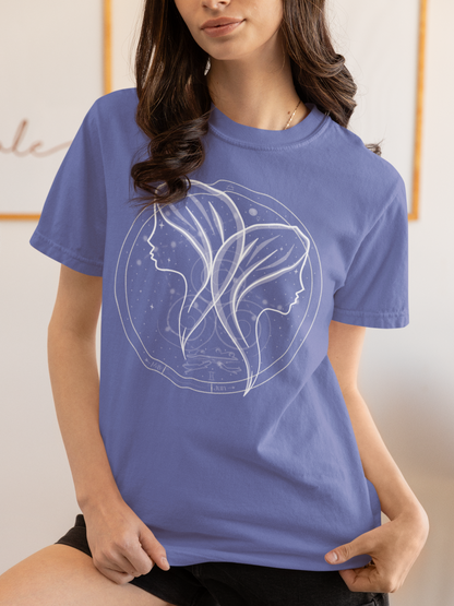 Gemini Symbol Unisex Astrology T-Shirt