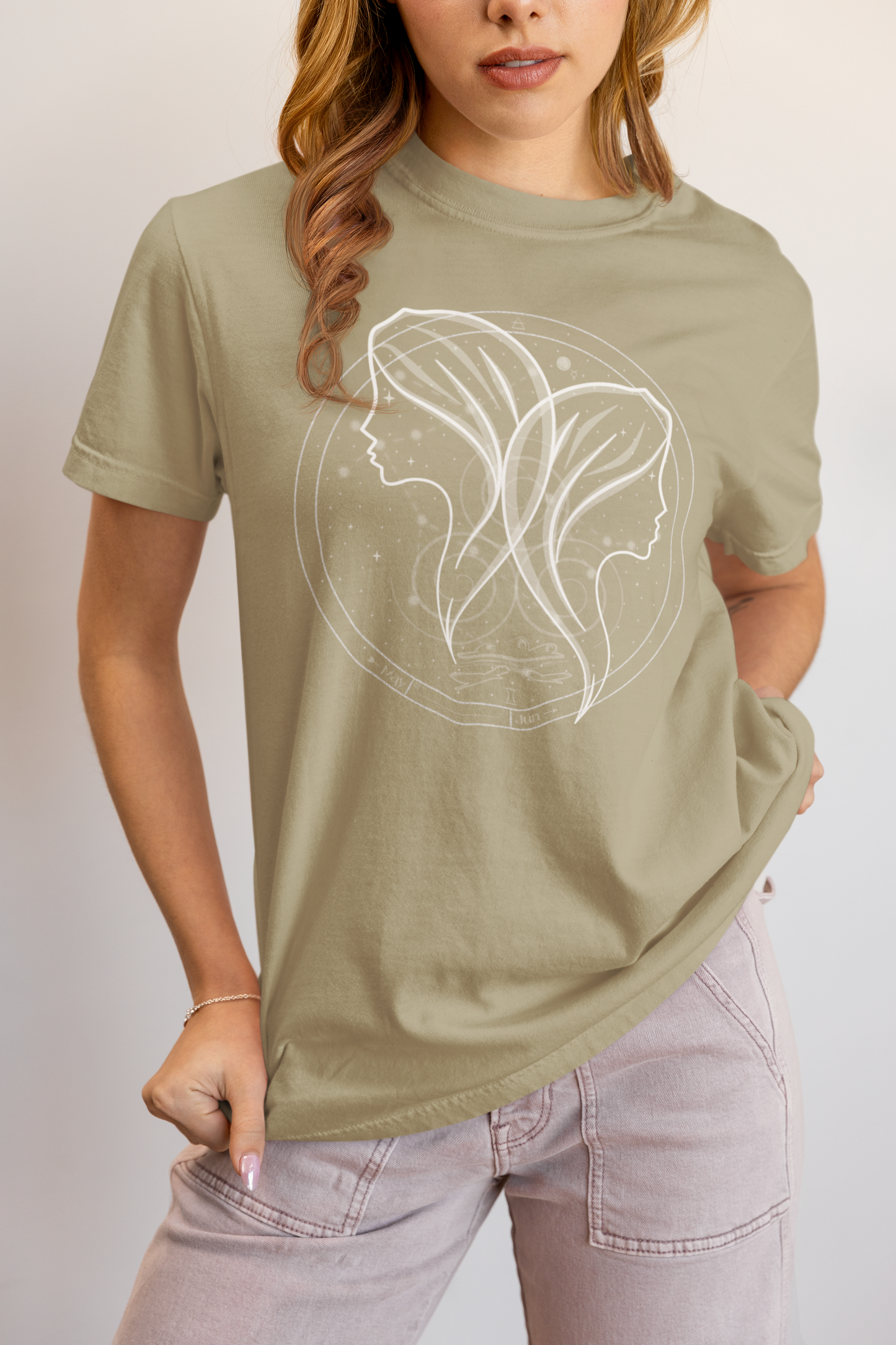 Gemini Symbol Unisex Astrology T-Shirt