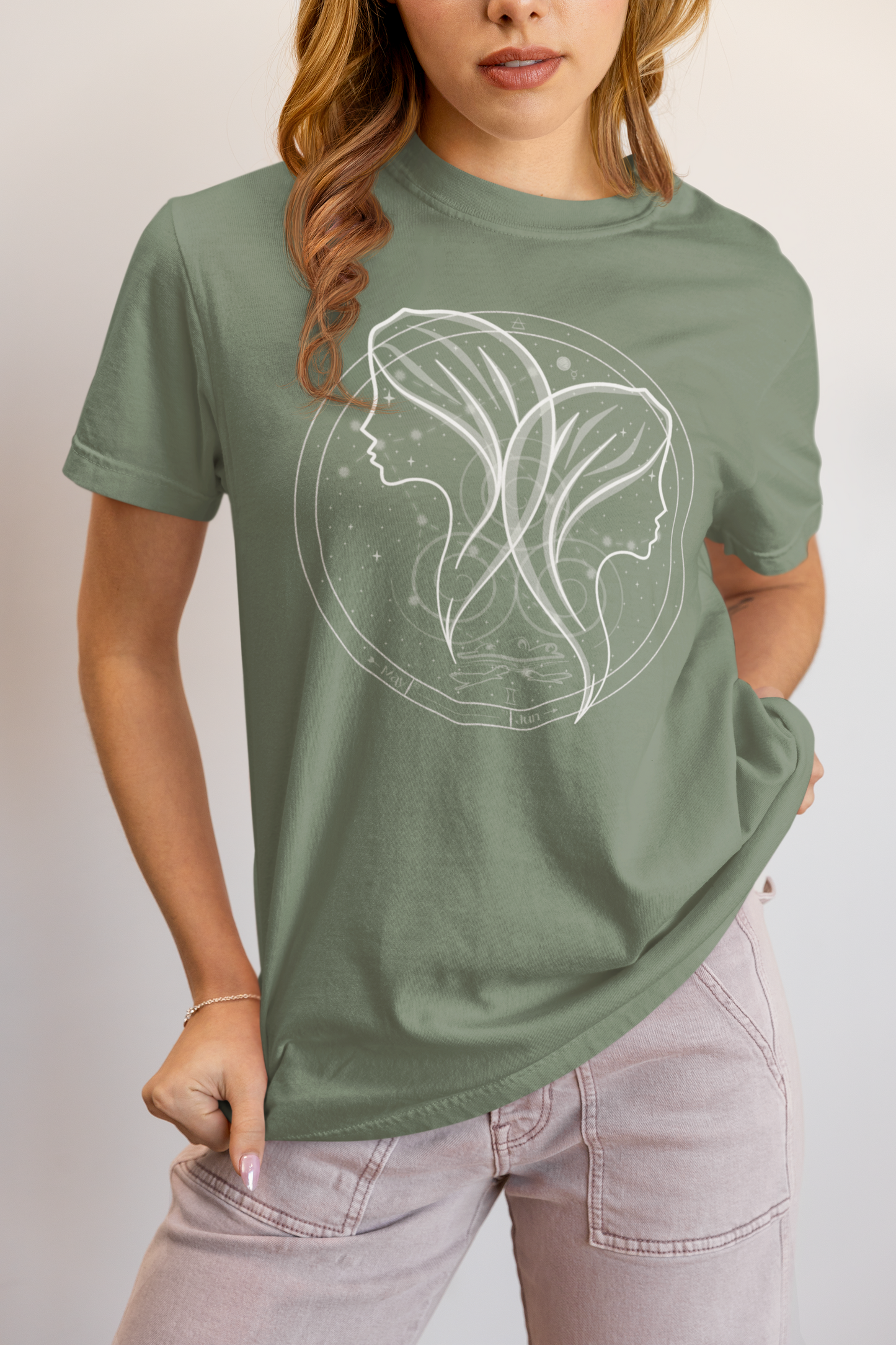 Gemini Symbol Unisex Astrology T-Shirt