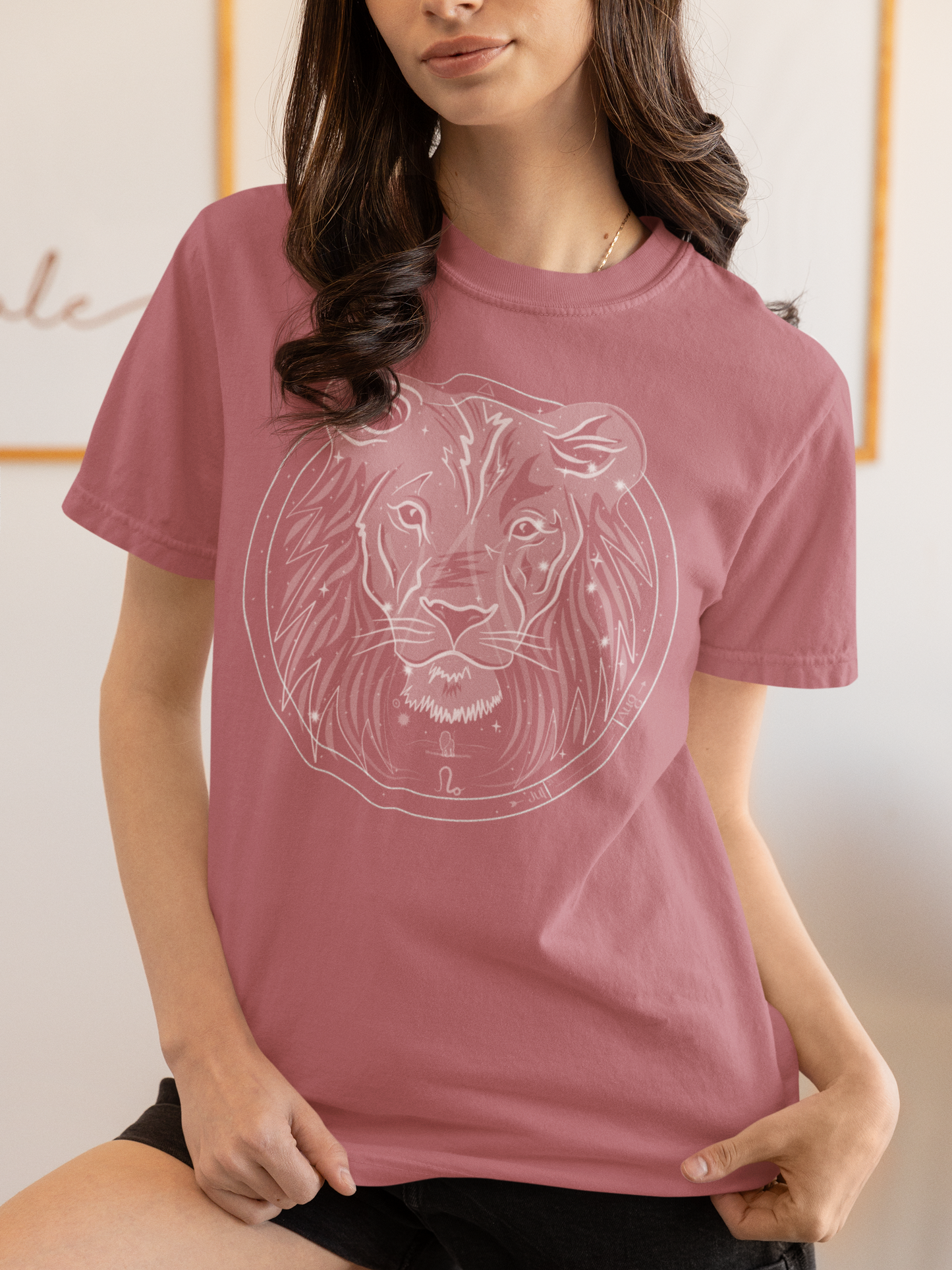 Leo Symbol Unisex Astrology T-Shirt