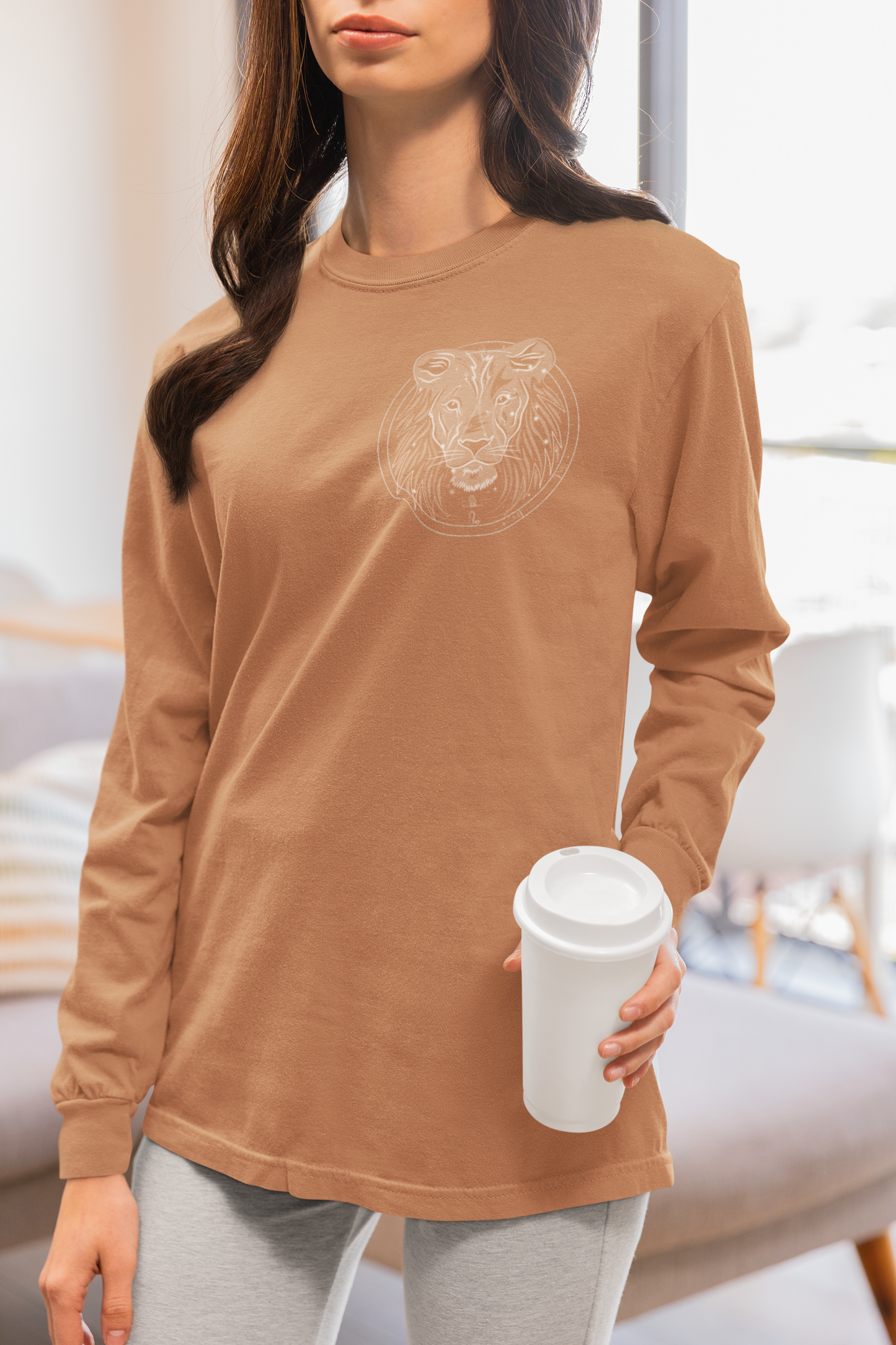 Leo Emblem Long Sleeve Tee