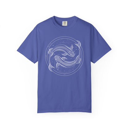 Pisces Symbol Unisex Astrology T-Shirt