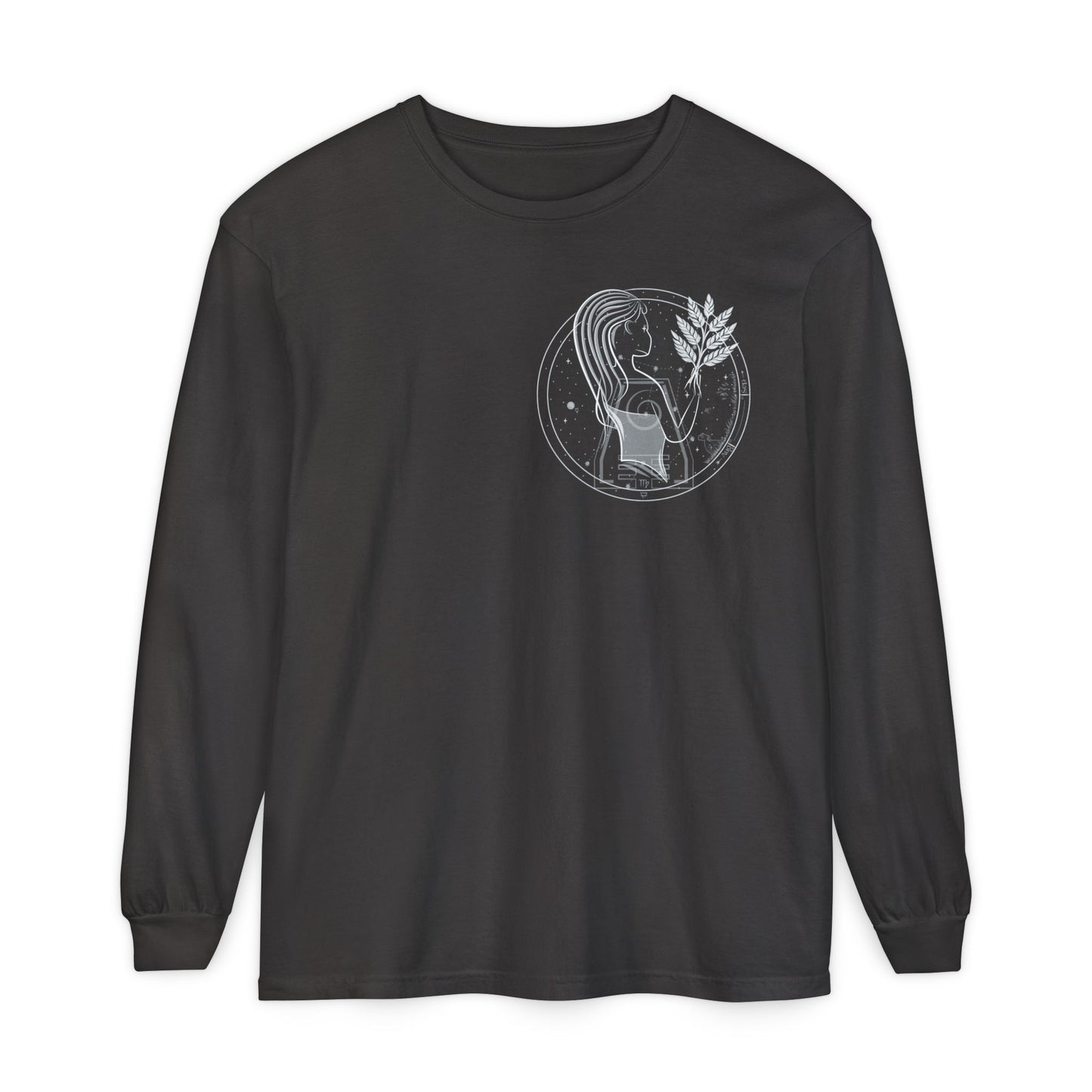 Virgo Emblem Mystic Maiden Unisex Long Sleeve Tee