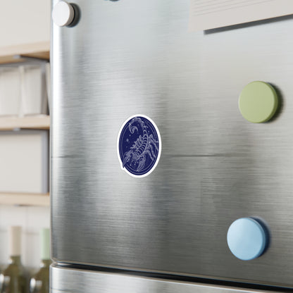 Scorpio Emblem Vinyl Sticker — Water Sign Zodiac Kiss-Cut Decal