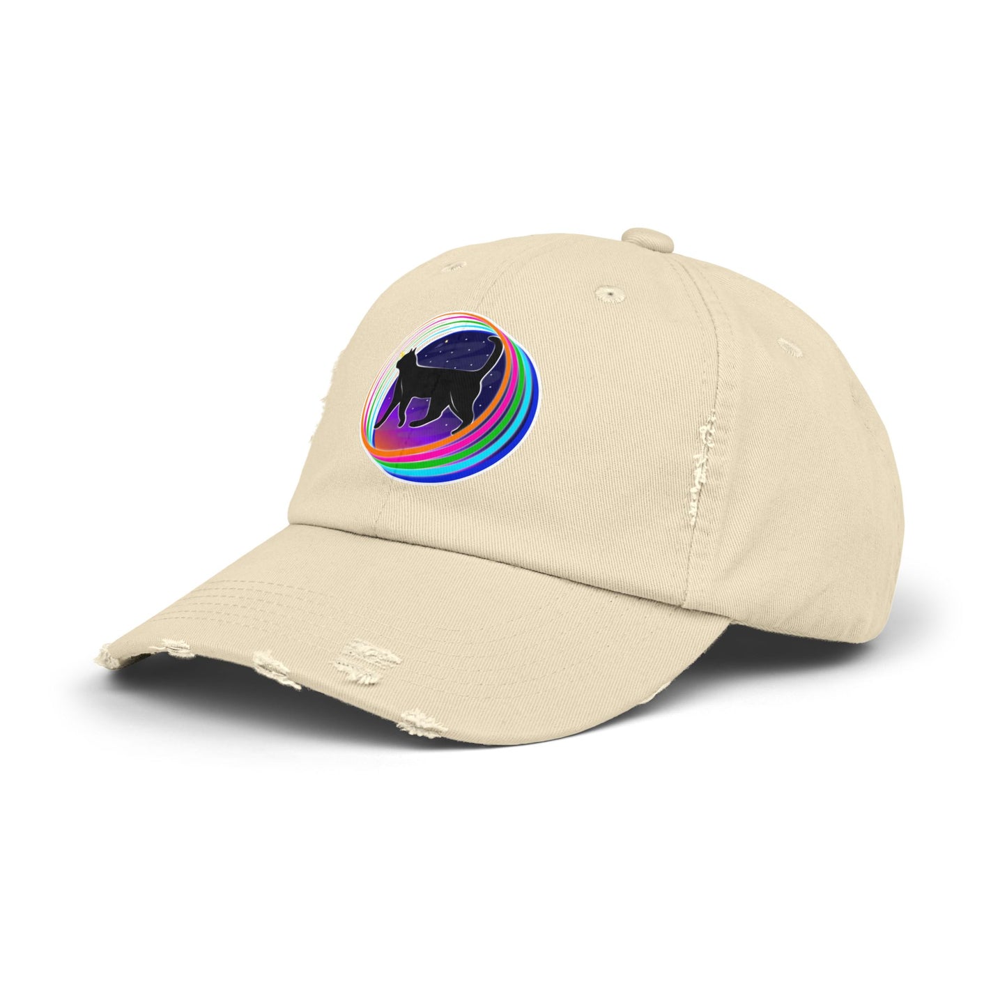 Aether Cat Distressed Cosmic Cap