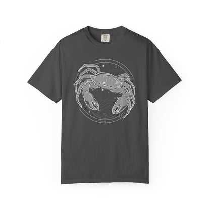 Cancer Crab Emblem Zodiac T-Shirt — Water Sign Astrology Tee