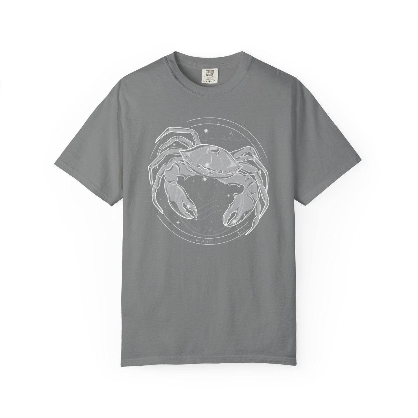Cancer Crab Emblem Zodiac T-Shirt — Water Sign Astrology Tee