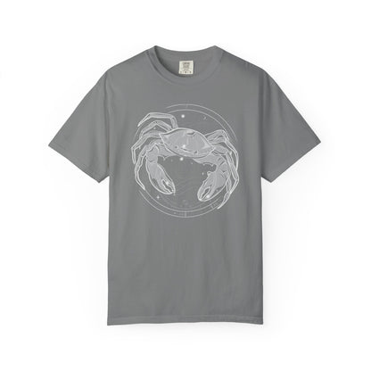 Cancer Crab Emblem Zodiac T-Shirt — Water Sign Astrology Tee