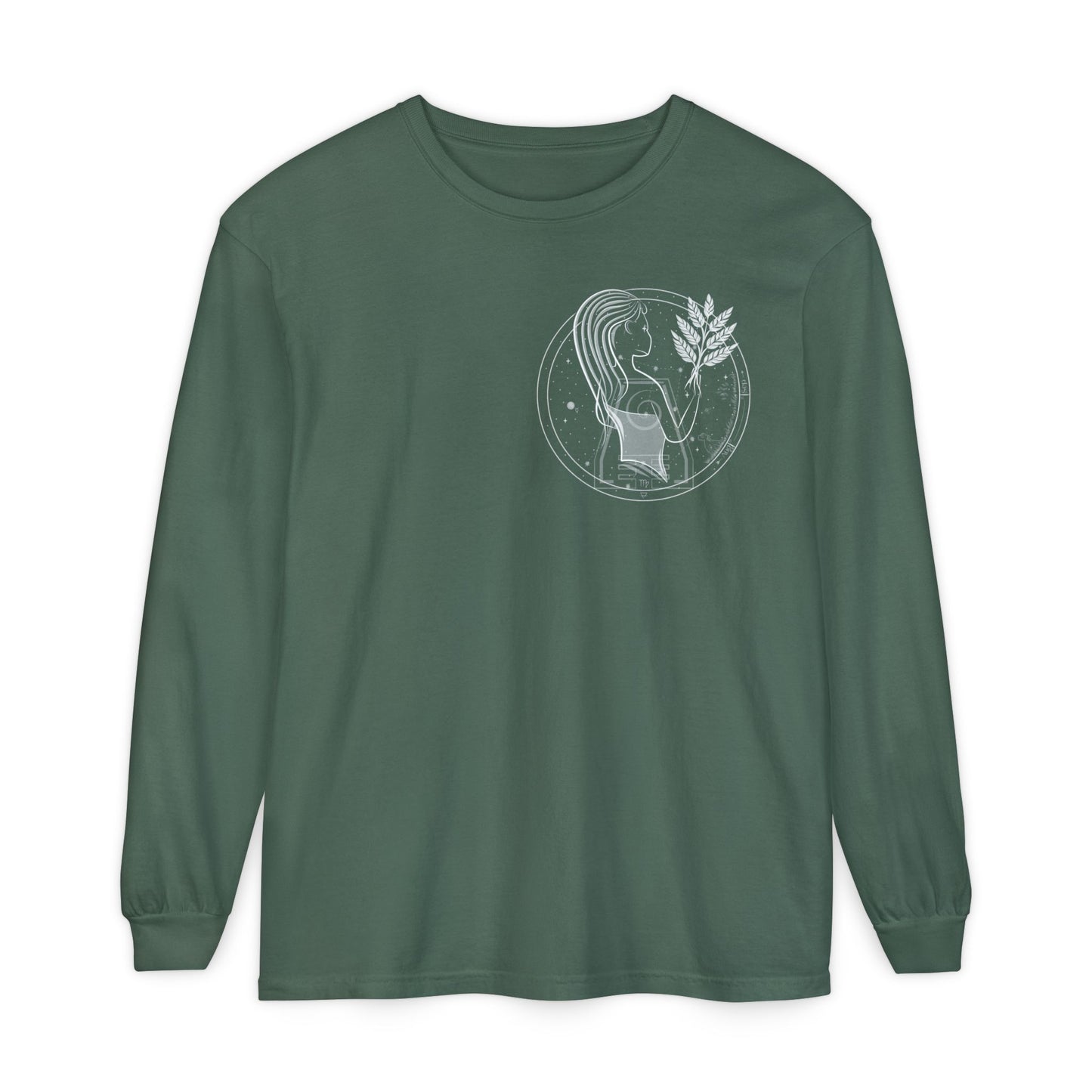 Virgo Emblem Mystic Maiden Unisex Long Sleeve Tee