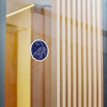 Scorpio Emblem Vinyl Sticker — Water Sign Zodiac Kiss-Cut Decal