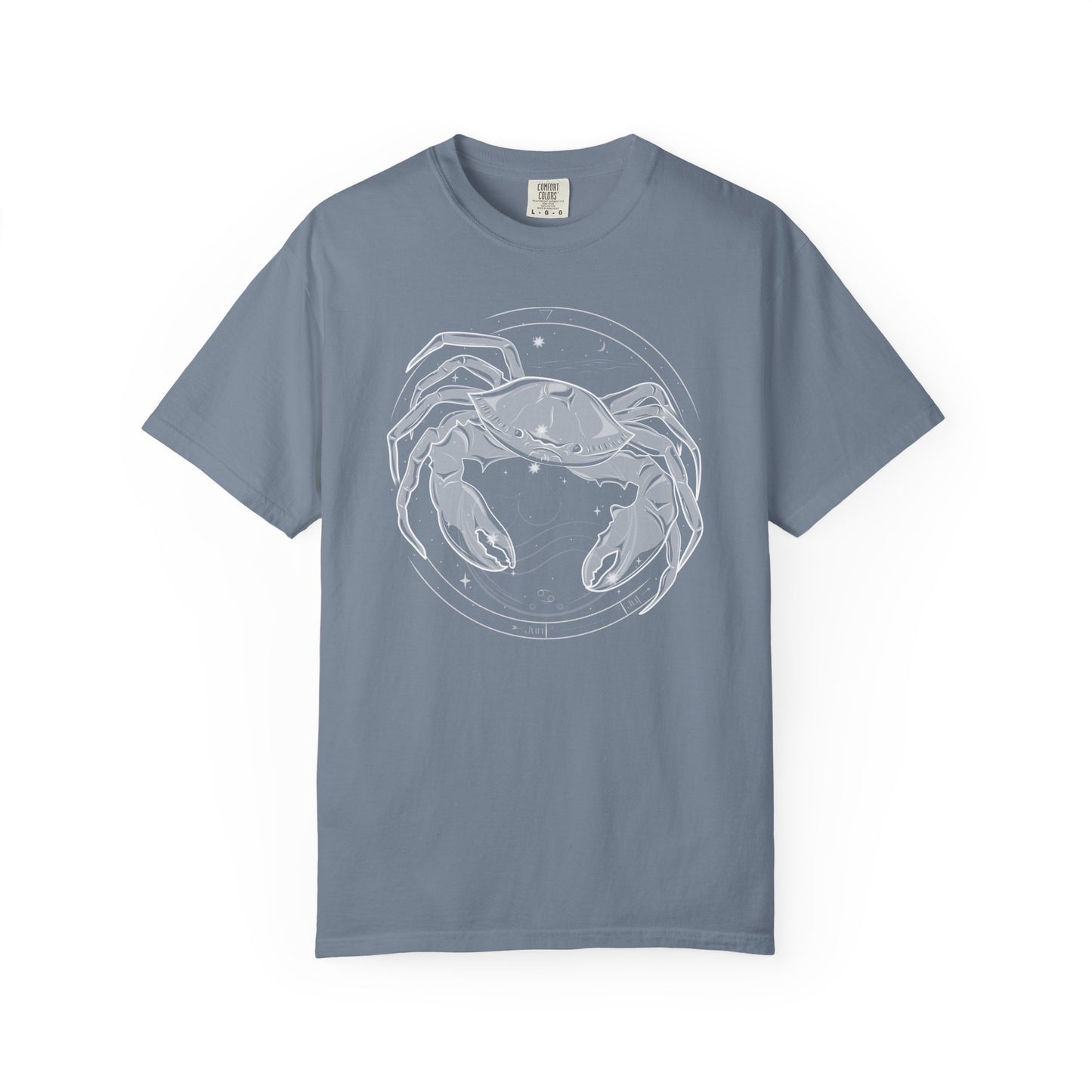 Cancer Crab Emblem Zodiac T-Shirt — Water Sign Astrology Tee