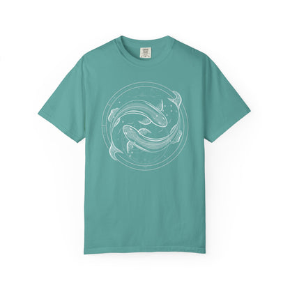 Pisces Symbol Unisex Astrology T-Shirt