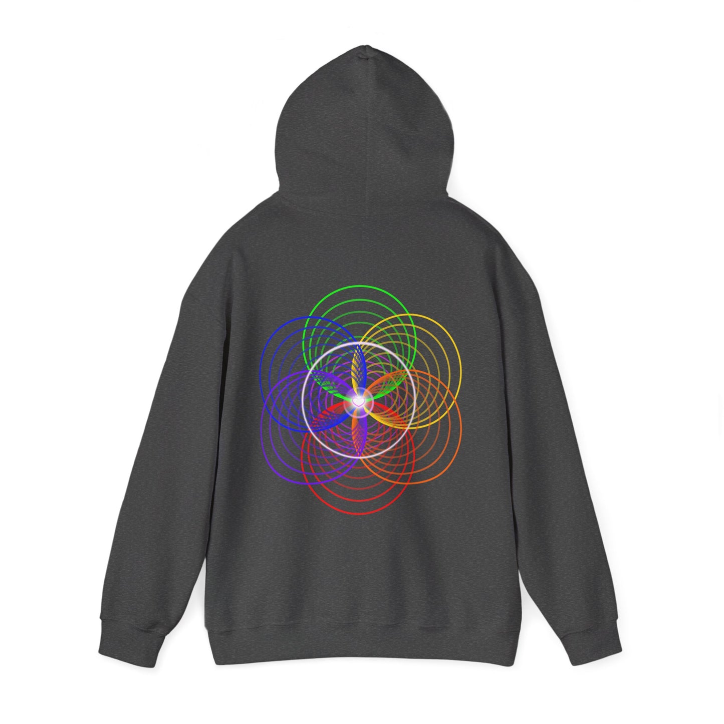 Psychedelic Seed of Life Unisex Heavy Blend Hooded Sweatshirt