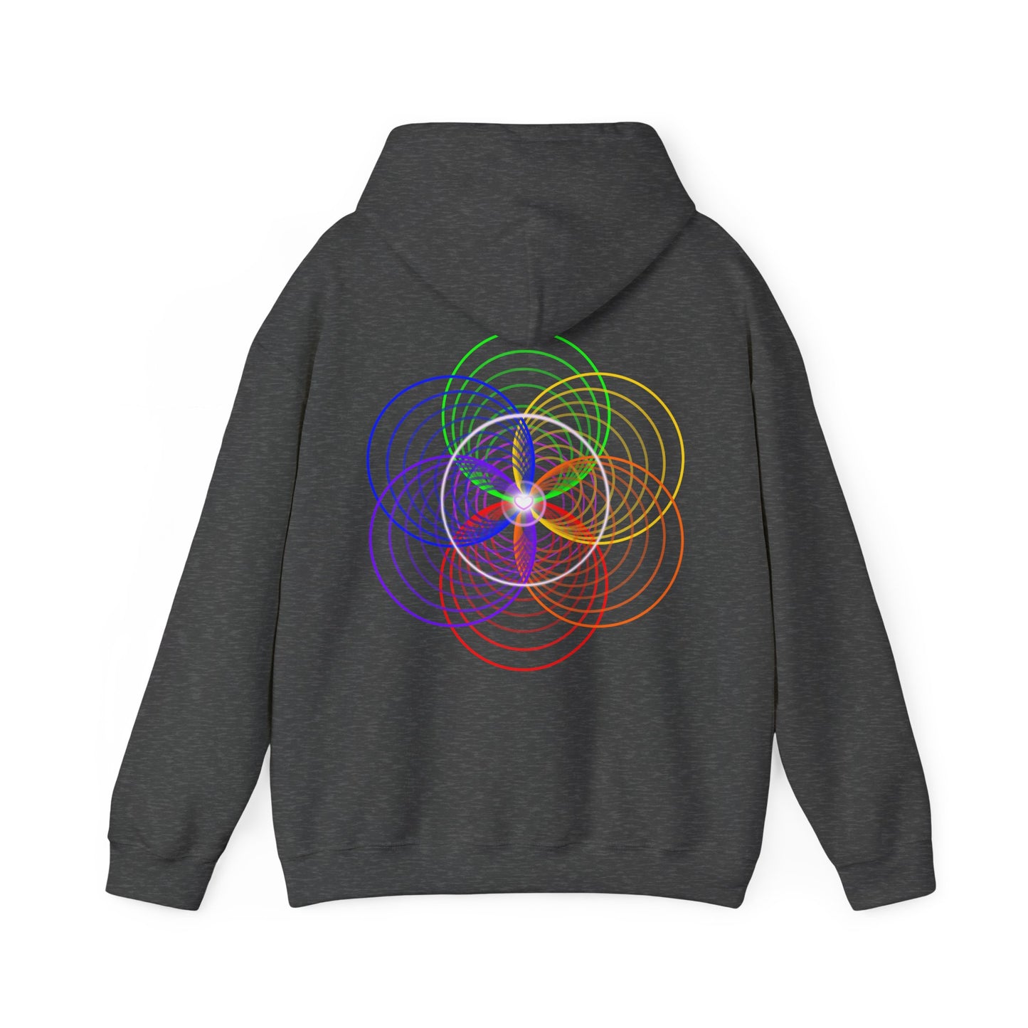 Psychedelic Seed of Life Unisex Heavy Blend Hooded Sweatshirt