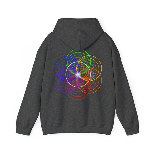 Psychedelic Seed of Life Unisex Heavy Blend Hooded Sweatshirt