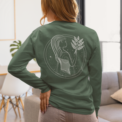 Virgo Emblem Mystic Maiden Unisex Long Sleeve Tee