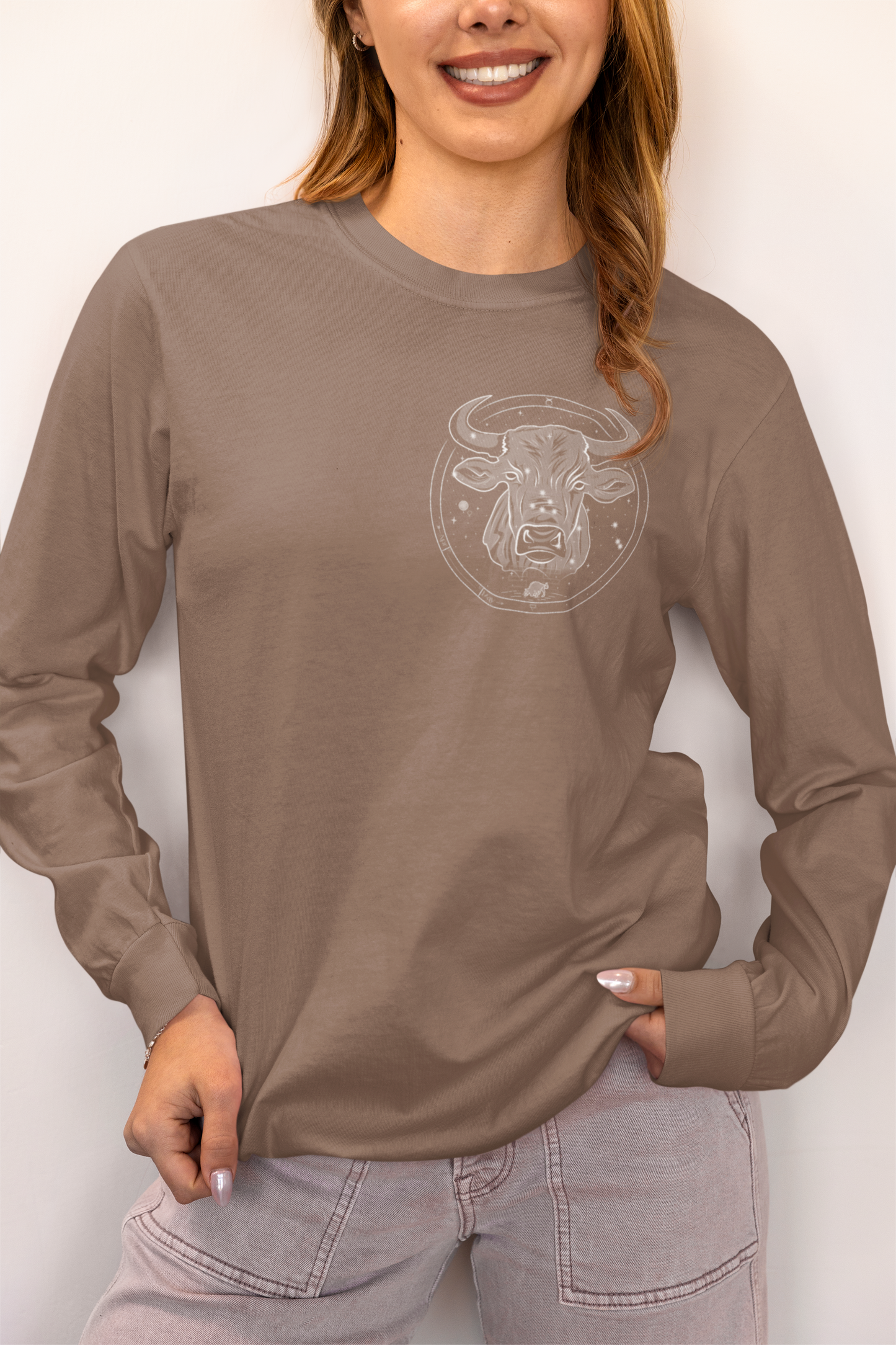 Taurus Emblem Mystic Bull Long Sleeve Tee