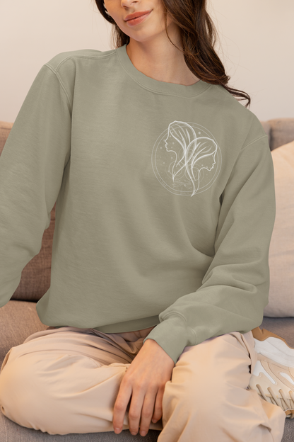 Gemini Emblem Mystical Twin Souls Unisex Long Sleeve Tee