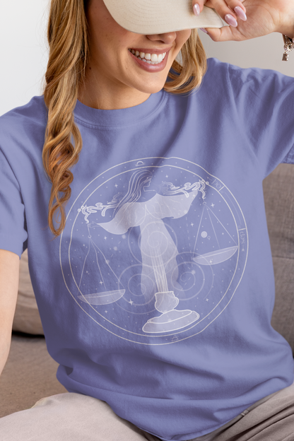 Libra Symbol Unisex Astrology T-Shirt