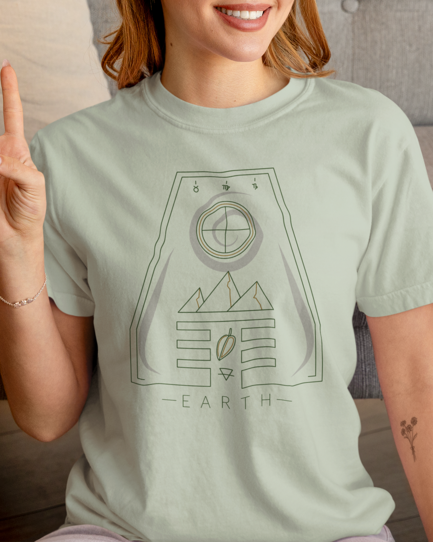 Elemental Collection - Earth - Unisex Graphic T-Shirt