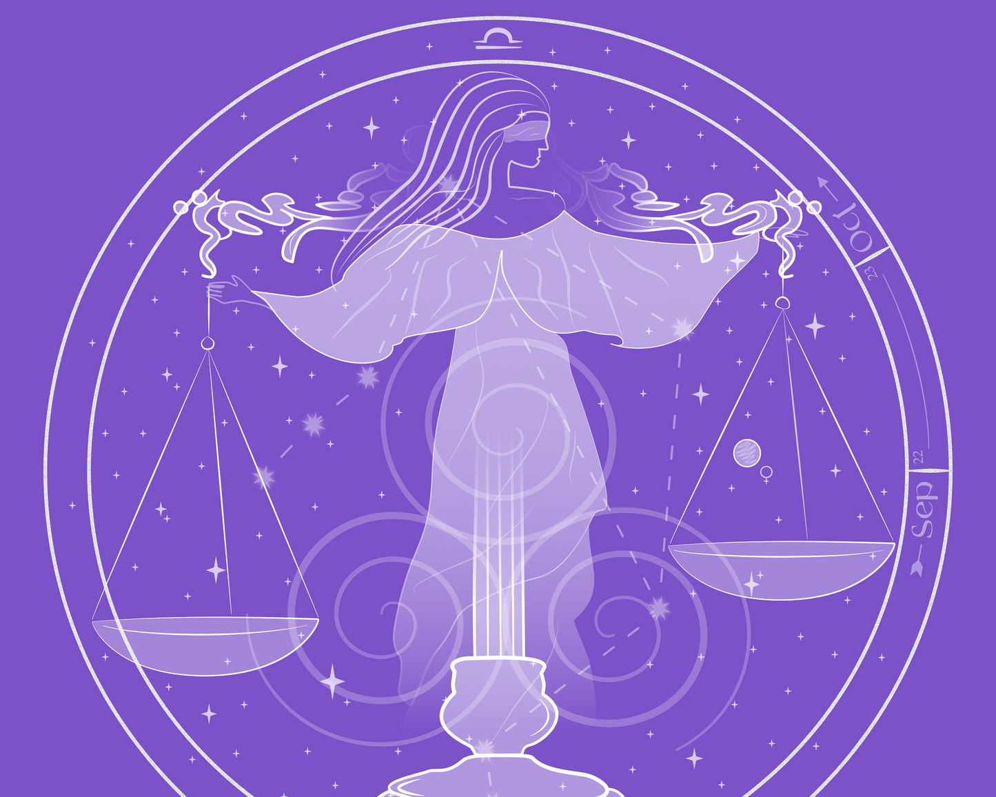 Libra Emblem Long Sleeve Tee